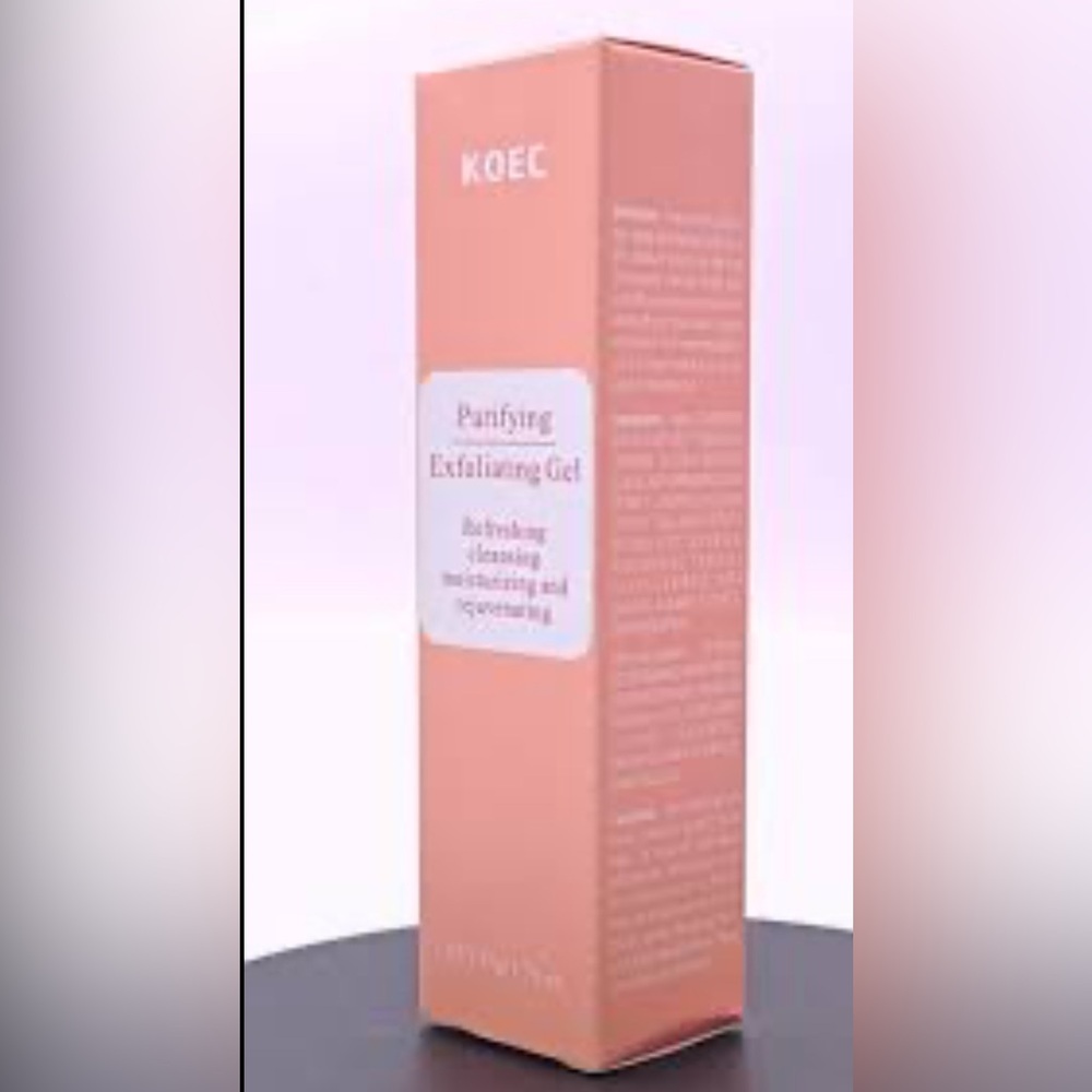 KOEC Purifying Exfoliating Gel cleanse, exfoliate, moisturize, and rejuvenate